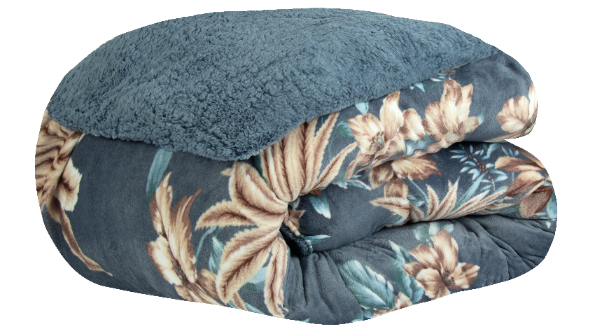 COBERDROM (FLANNEL EST./SHERPA COLORIDO) 2,45MX2,20M 550G/M2